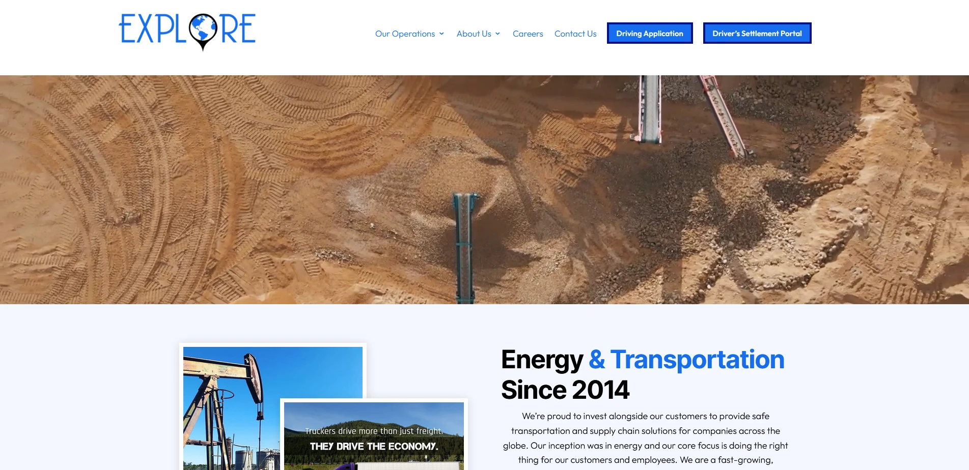 Explore Group Website Design and Development Featured