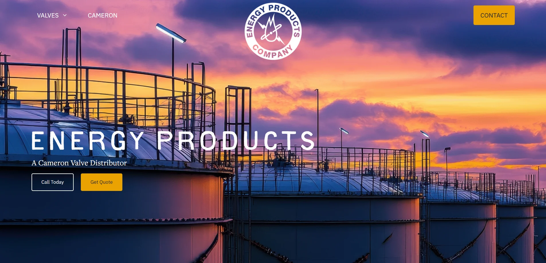 Energy Products Website Design and Development Featured