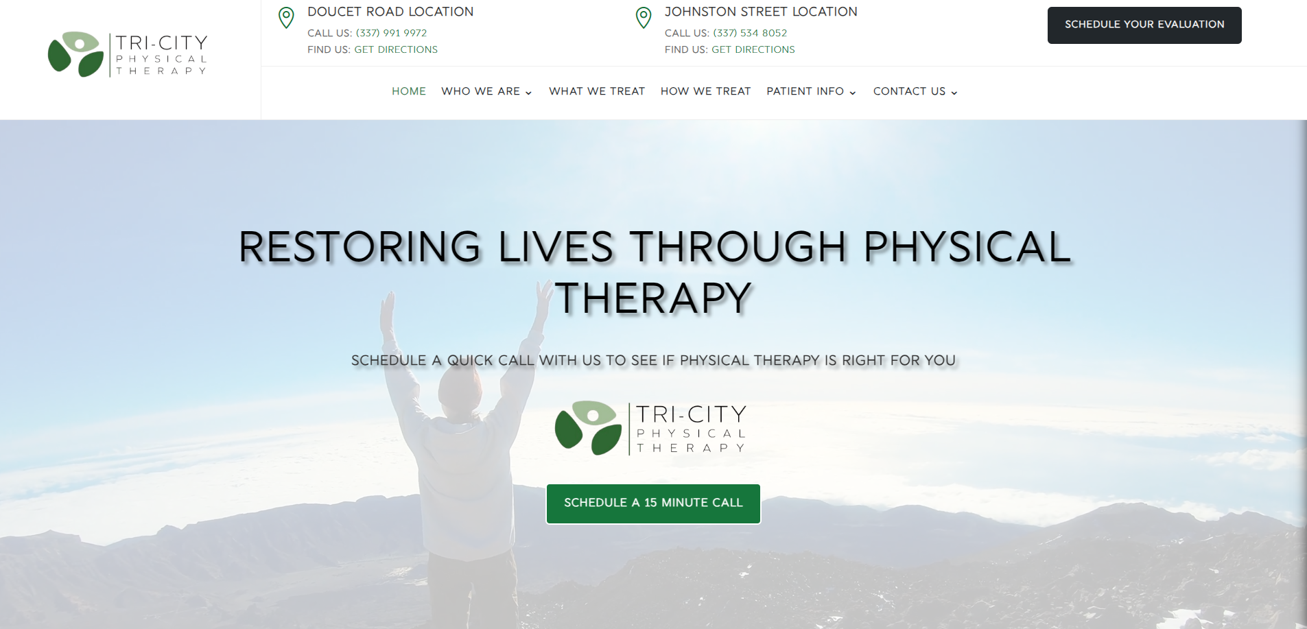 Tri City PT Website Design and Development Featured