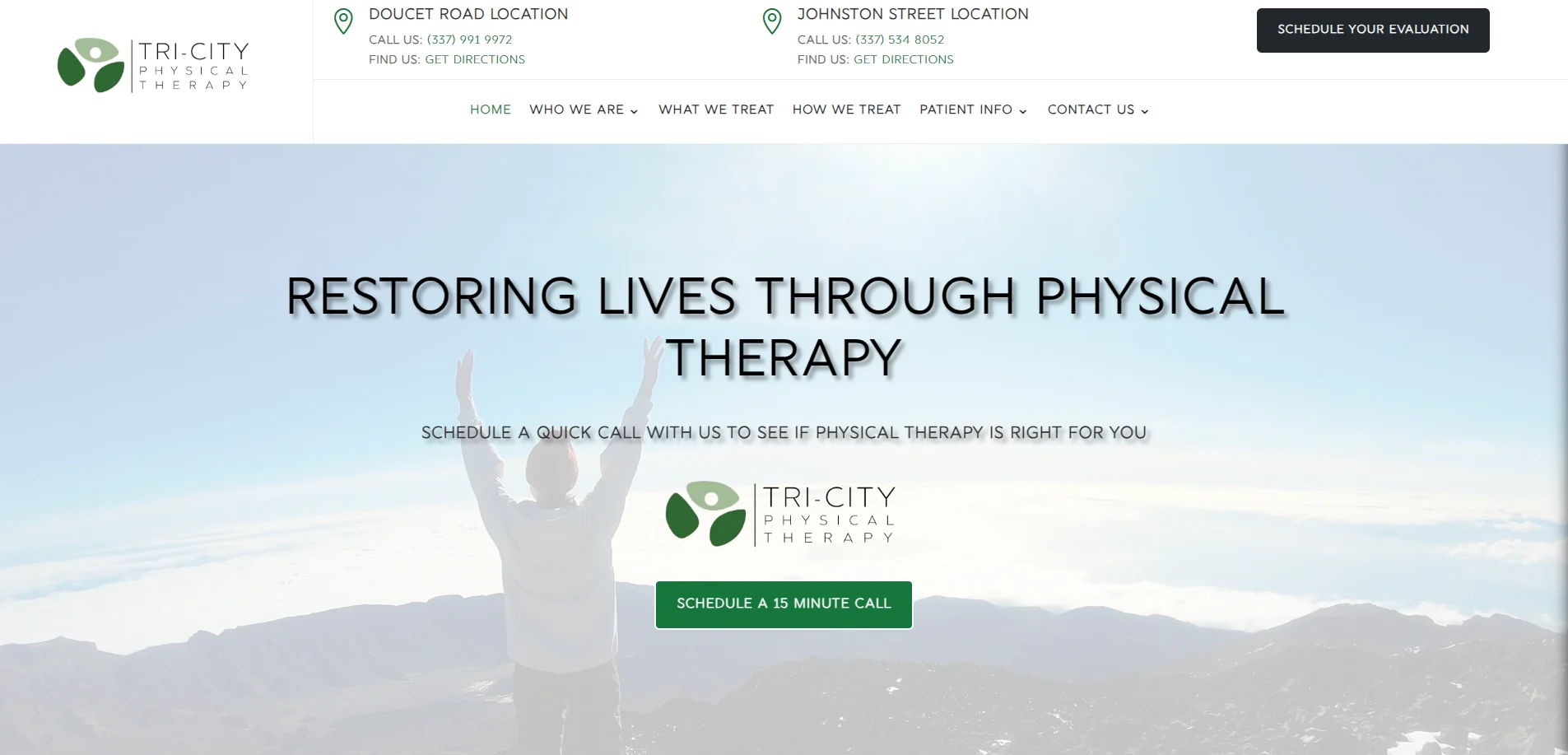 Tri City PT Website Design and Development Featured