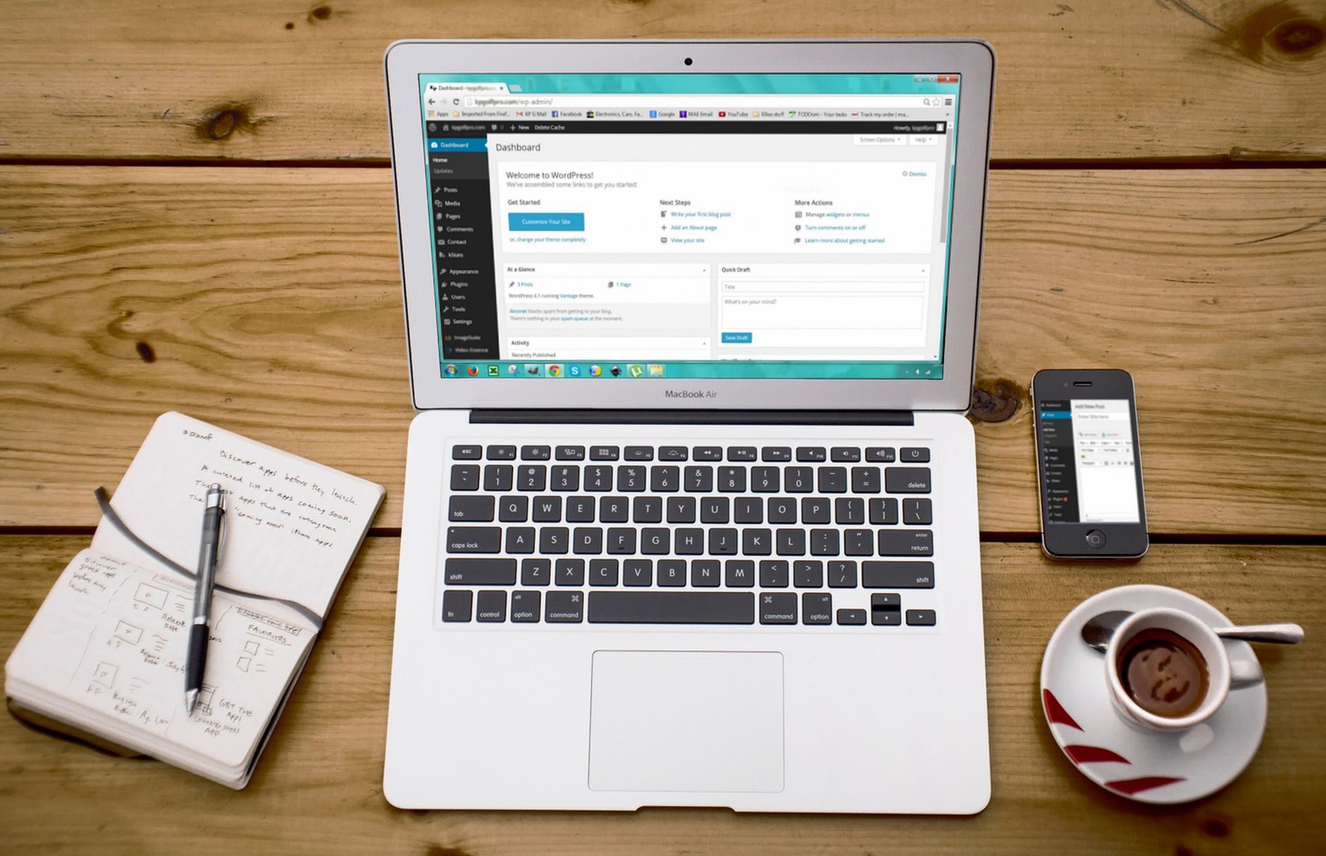 wordpress care plans pricing tiers comparison chart on a laptop screen
